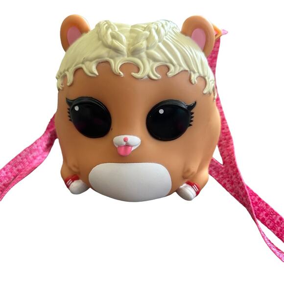 MGA LOL Surprise Biggie Pet Hammy Backpack Piggy Bank Hamster Toy Bag Purse - Picture 2 of 9